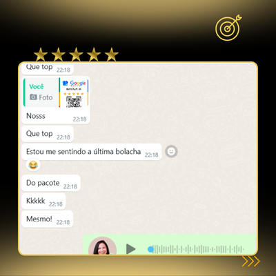 Plaquinha de avaliação Google Meu Negócio
