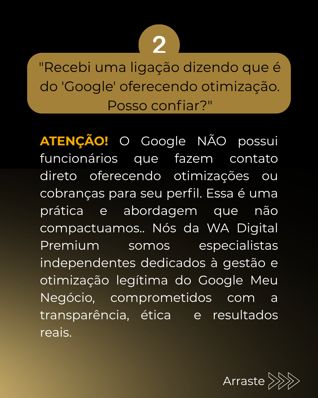 Recebi uma ligação dizendo que é do 'Google' oferecendo otimização. Posso confiar
